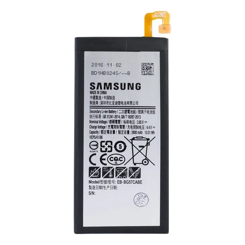 باتری اصلی موبایل مدل EB-BG57CABE  Galaxy J5 Prime