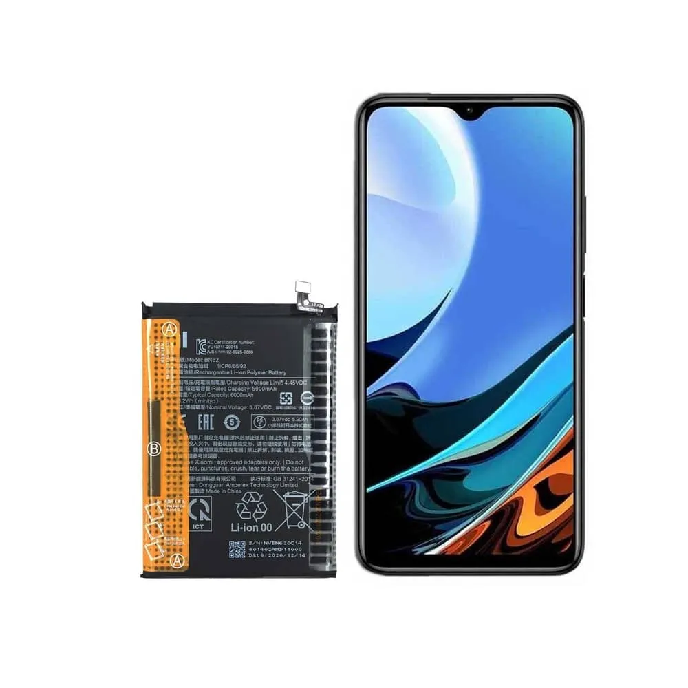 باتری روکاری گوشی شیائومی Redmi 9T-Bn62