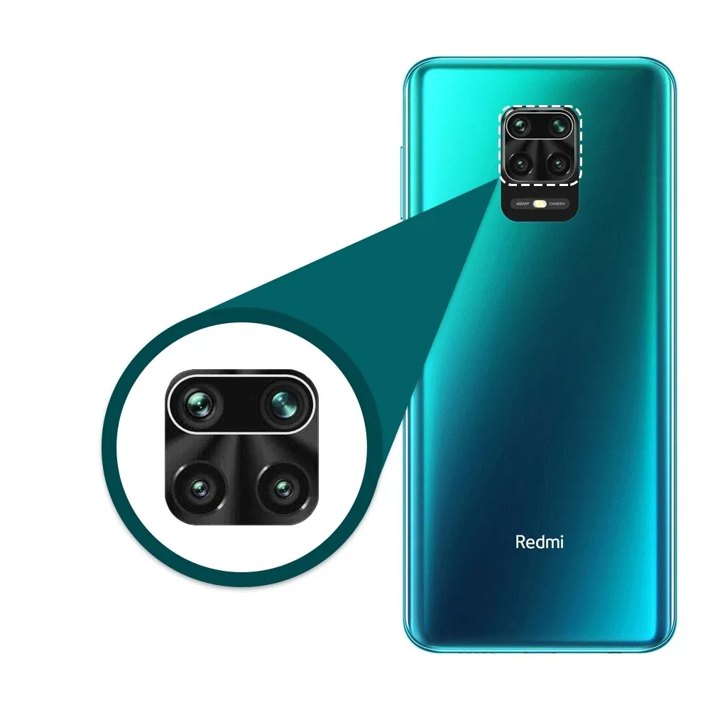 شیشه لنز دوربین گوشی موبایل Note 9s / Note 9 pro