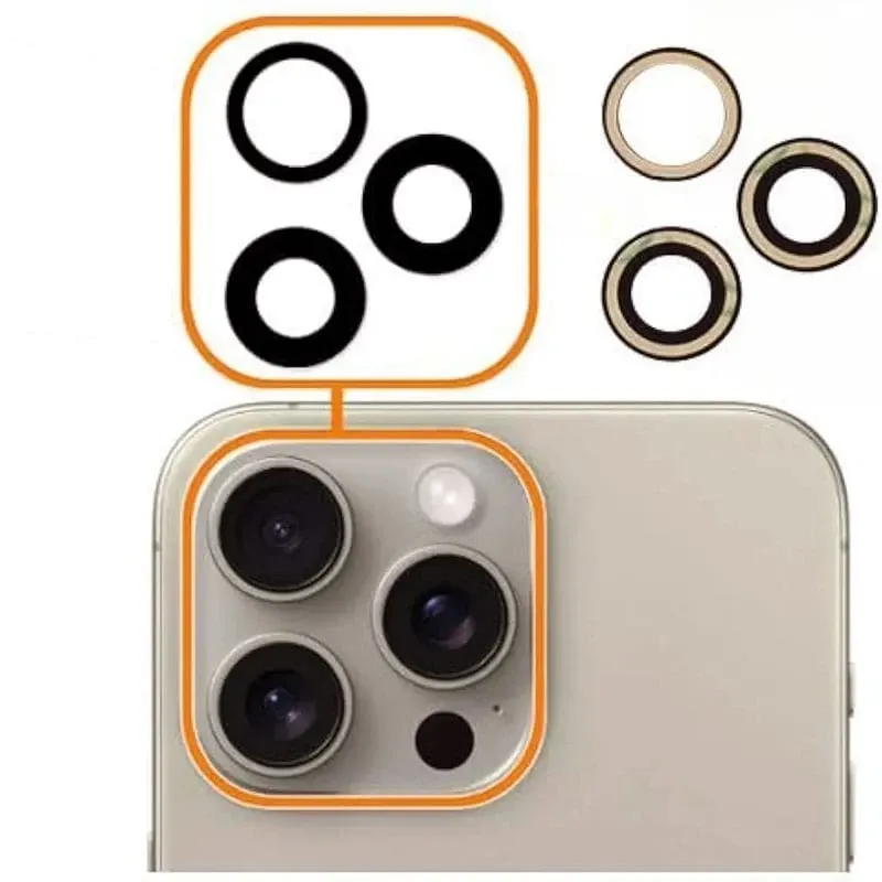 شیشه لنز دوربین آیفون Apple iPhone 15 Pro
