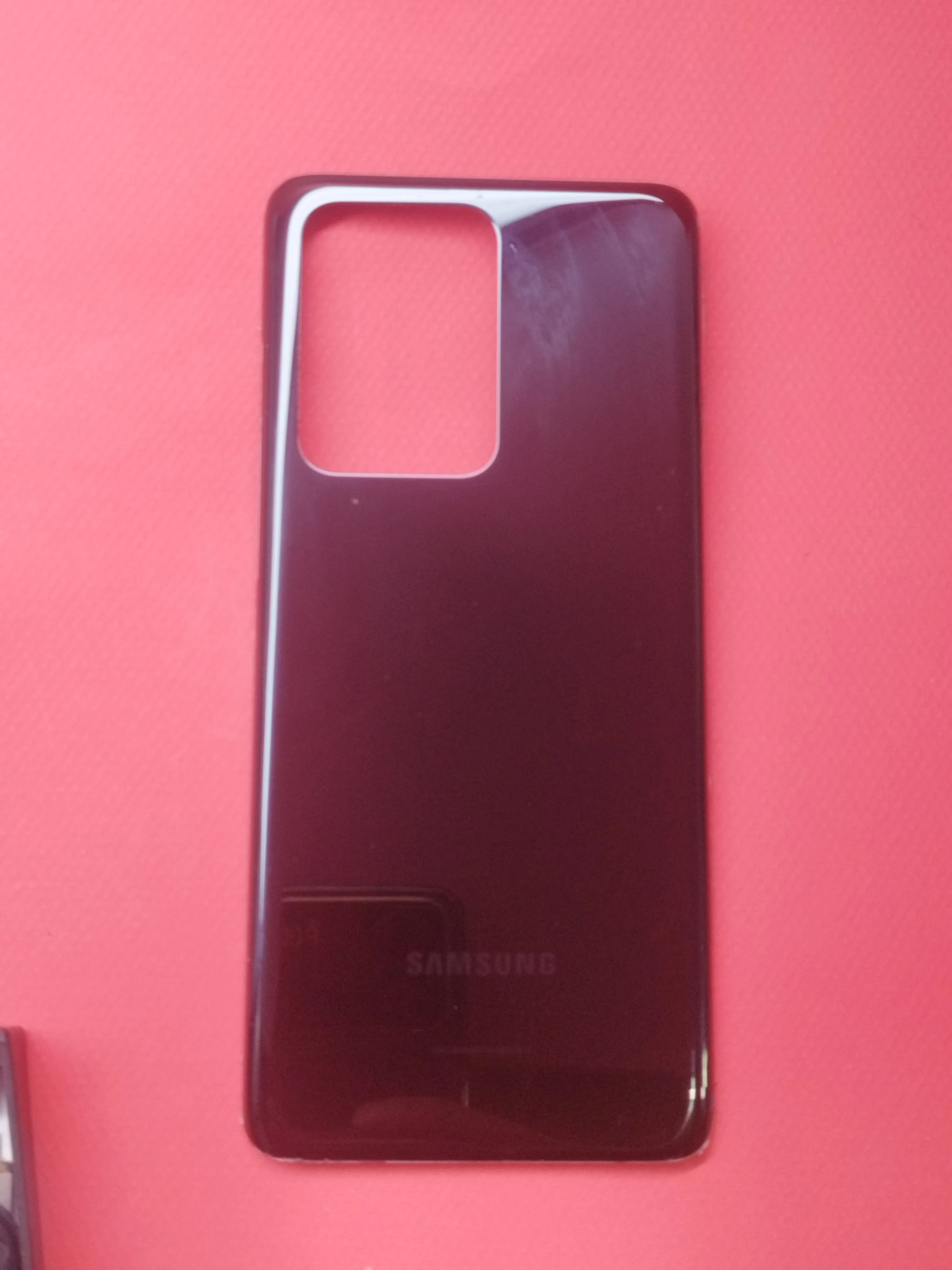 درب پشت مشکی  s20 ultra 5g روکاری
