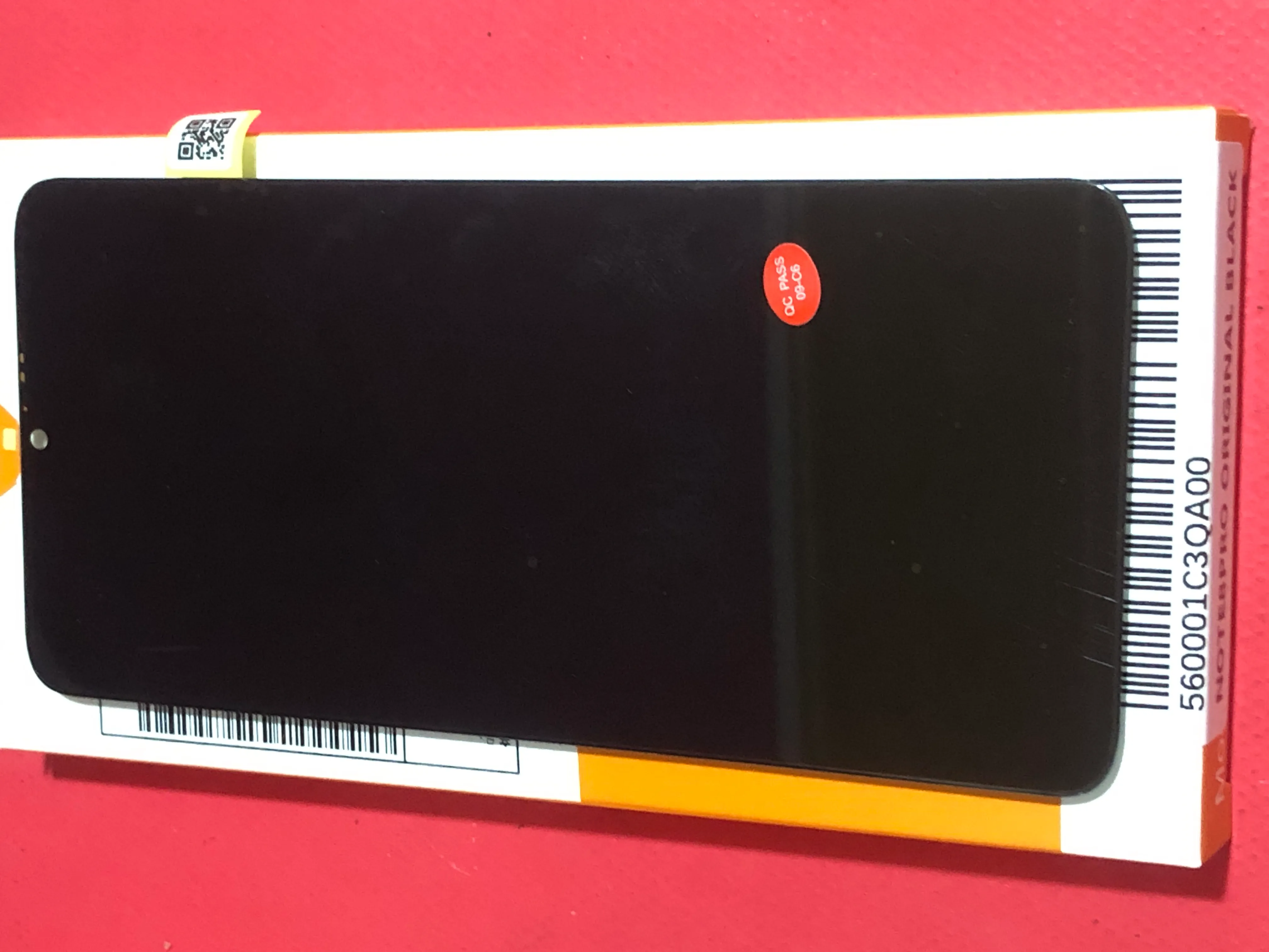تاچ و ال سی دی note 8 pro black سرویس پک 